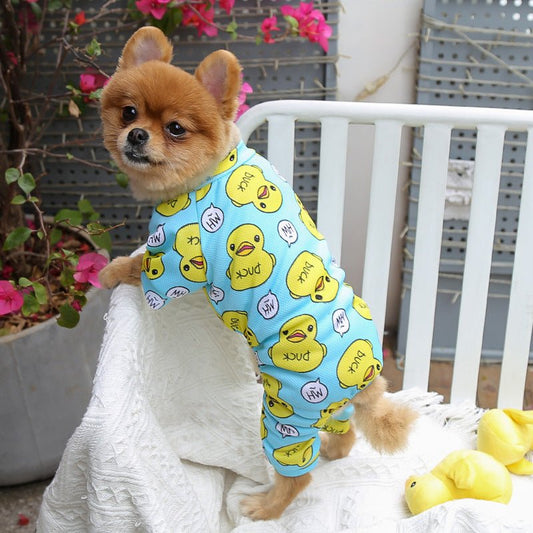 Mr.Ducky Pet Printed Clothes For Dogs & Cats